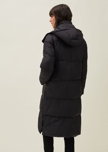 Phase Eight Shona Quilted Puffer Coats Black Canada | XWQNJG-819